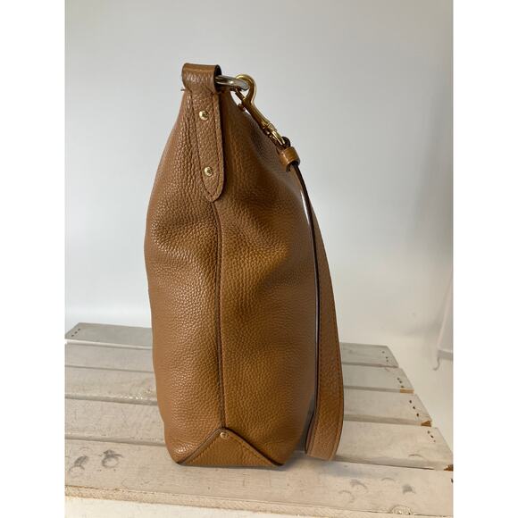 COACH F31507 LARGE BROWN PEBBLED LEATHER CROSSBODY BAG - Picture 2 of 16